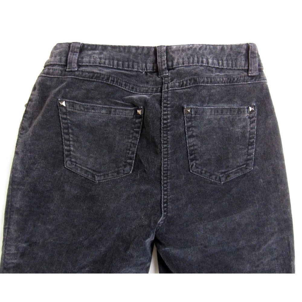 Style & Co Petite Pants Black Corduroy Skinny Women's Size 4P - Picture 4 of 6